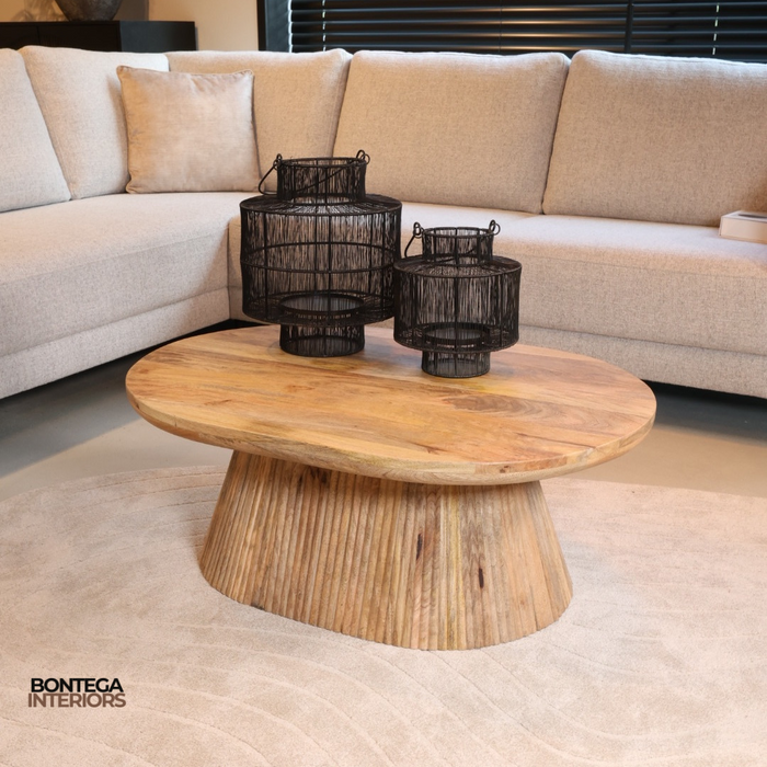 Salontafel en Bijzettafel Lund | Mangohout Naturel
