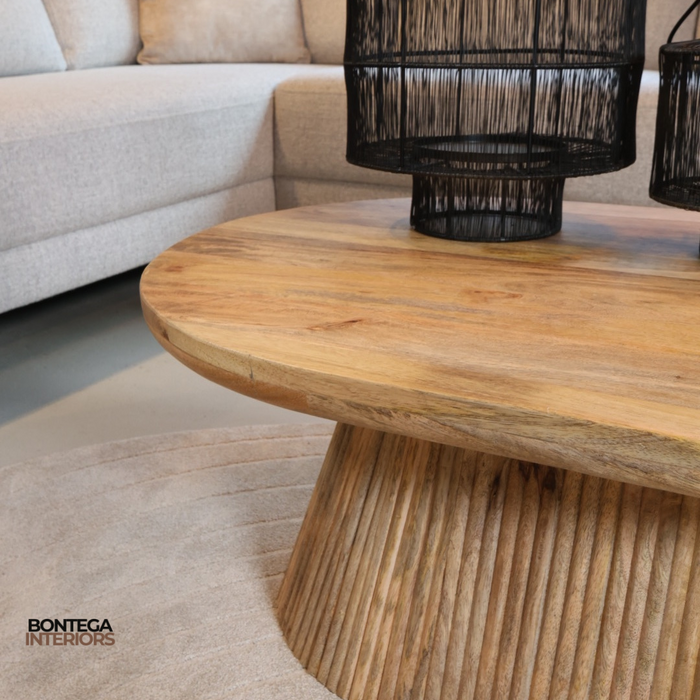 Salontafel en Bijzettafel Lund | Mangohout Naturel