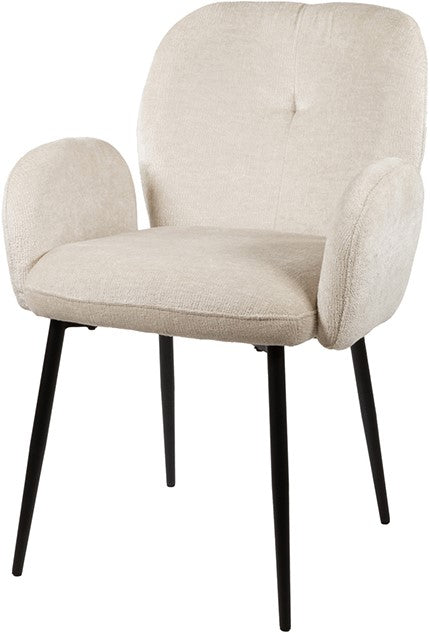 Bobby eetkamerstoel | zonder arm - Perfect Harmony | Ivory 02