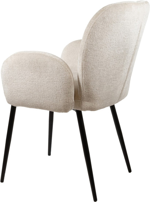 Bobby eetkamerstoel | zonder arm - Perfect Harmony | Ivory 02