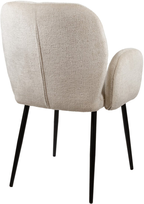 Bobby eetkamerstoel | zonder arm - Perfect Harmony | Ivory 02