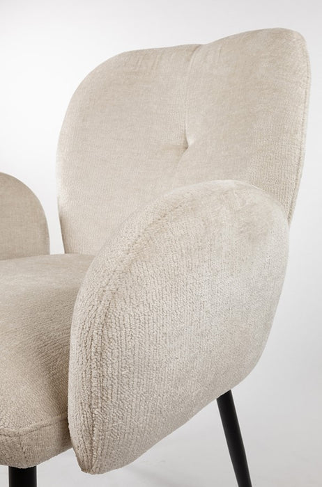 Bobby eetkamerstoel | zonder arm - Perfect Harmony | Ivory 02