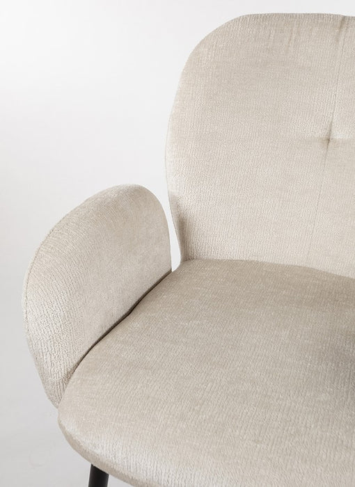 Bobby eetkamerstoel | zonder arm - Perfect Harmony | Ivory 02