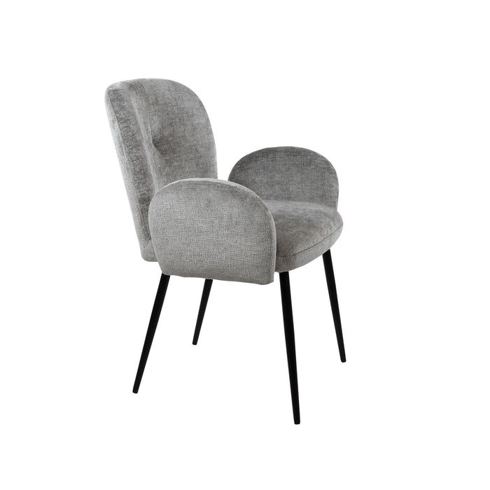 Bobby eetkamerstoel | met arm | Perfect Harmony | Light grey 85