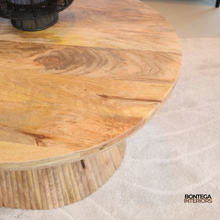 Salontafel en Bijzettafel Lund | Mangohout Naturel
