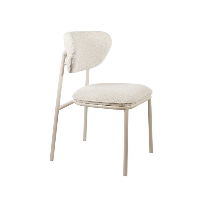Didi eetkamerstoel - Beige frame - Shell 196