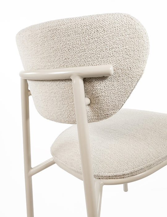 Didi eetkamerstoel - Beige frame - Shell 196