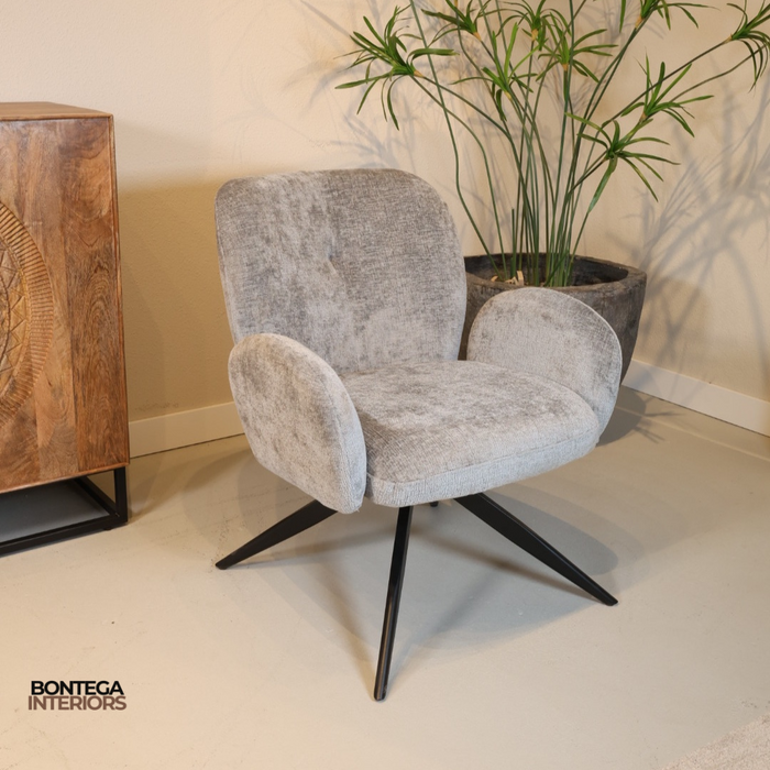 Draaifauteuil Bobby | Stof Perfect Harmony | Liver 04