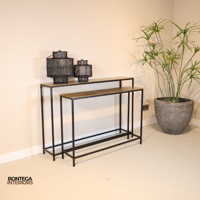 Sidetable Baku | Set van 2 | Goud Metaal