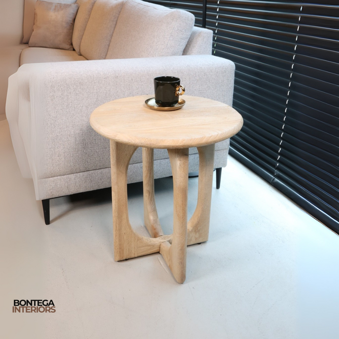 Bijzettafel Ø50cm | Acaciahout Naturel
