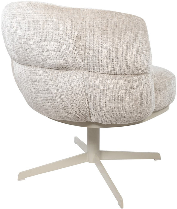 JLo eetkamerstoel - beige draaipoot 360 - Cremona - Taupe 04