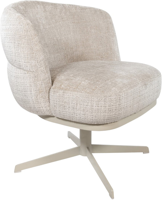JLo eetkamerstoel - beige draaipoot 360 - Cremona - Taupe 04