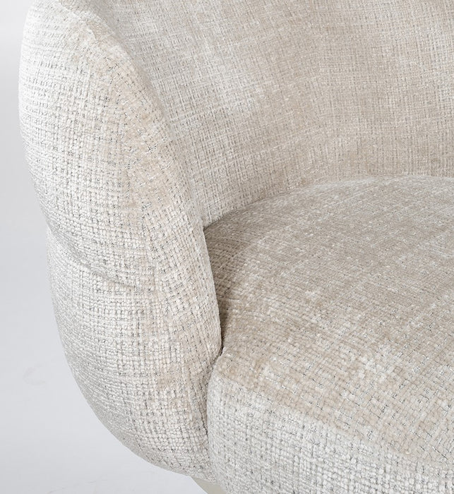 JLo eetkamerstoel - beige draaipoot 360 - Cremona - Taupe 04