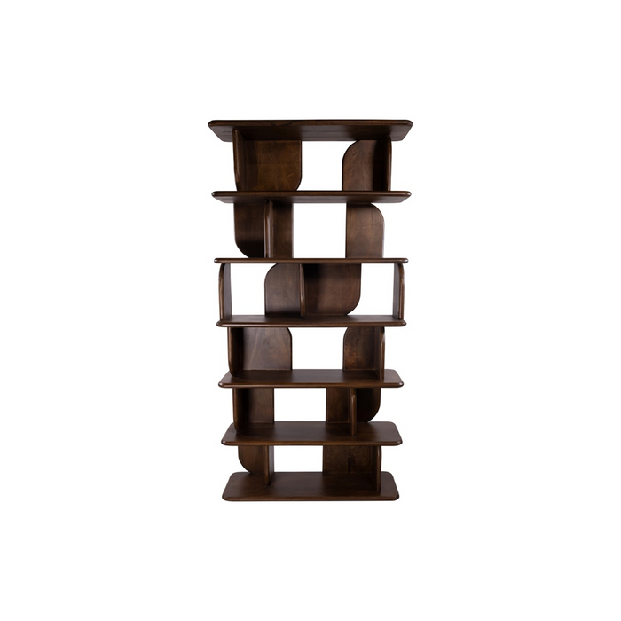 Oregano boekenkast Mangohout Walnoot Bruin | Oregano Collectie