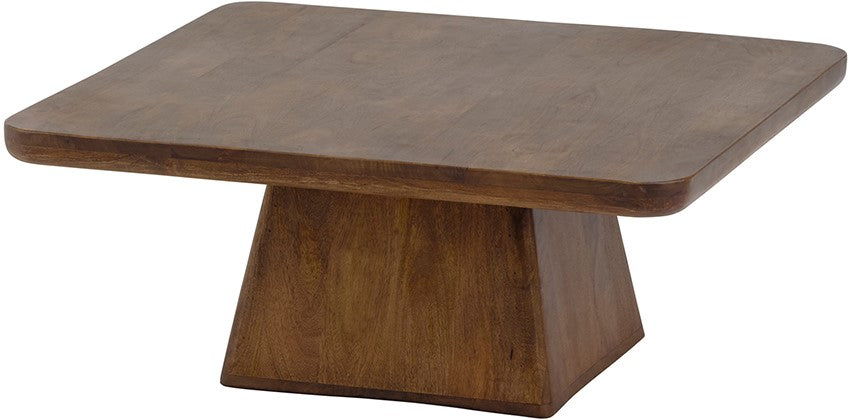 Salontafel Stockholm | 80cm Vierkant | Mangohout Walnoot