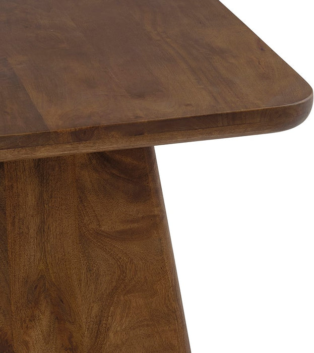Bijzettafel Stockholm | 40cm Vierkant | Mangohout Walnoot