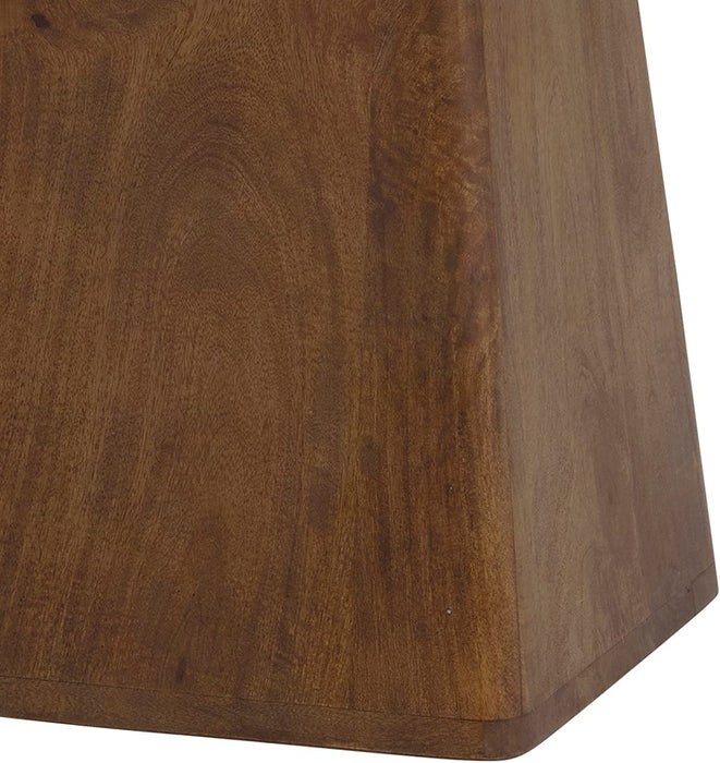 Bijzettafel Stockholm | 40cm Vierkant | Mangohout Walnoot