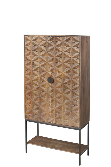 Trinity 2-deurs kast | Mangohout Brown Walnut