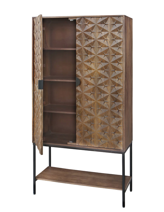 Trinity 2-deurs kast | Mangohout Brown Walnut