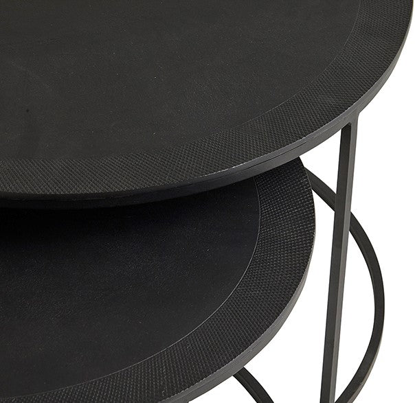 Verona salontafel set van 2, Black