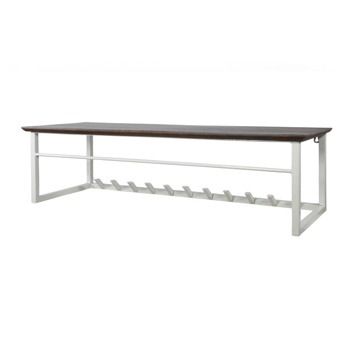 Antigua kapstok 100 met hoedenplank en 11 haken