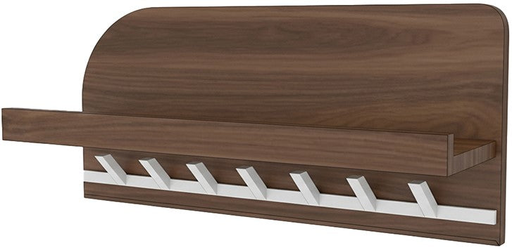 Bonaire kapstok 60 met plankje en 7 haken