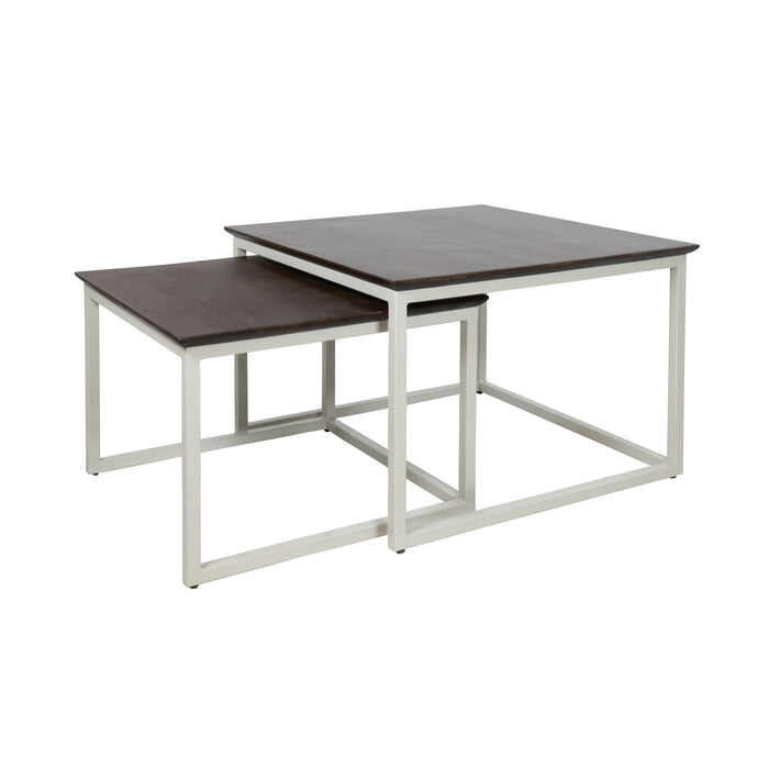 Jamaica salontafel, vierkant, set van 2