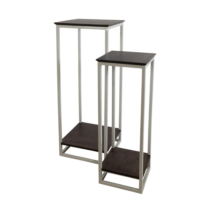 Martinique plantentafel, set van 2
