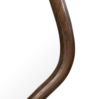 Wavy spiegel 121, Mango Matt Walnut