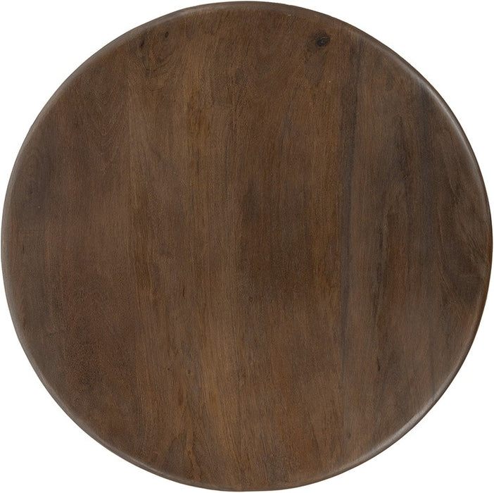 Salontafel Ø60cm | Mangohout Walnoot