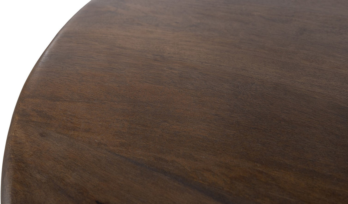Salontafel Ø60cm | Mangohout Walnoot