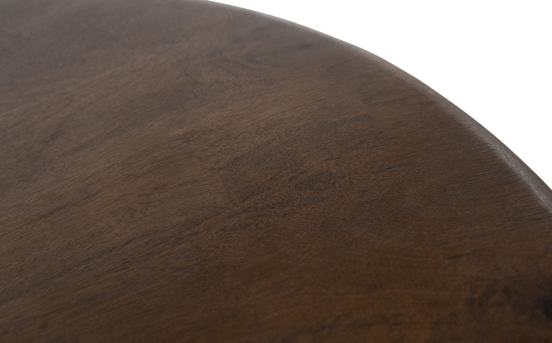 Salontafel Ø60cm | Mangohout Walnoot
