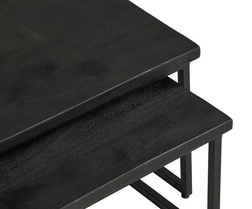 Black Casa salontafel set van 3