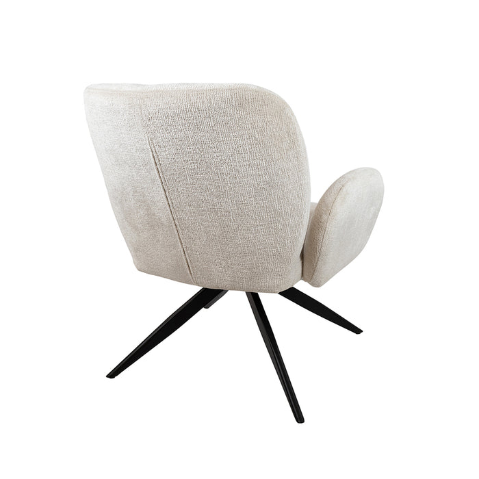Draaifauteuil Bobby | Stof Perfect Harmony | Ivory 02