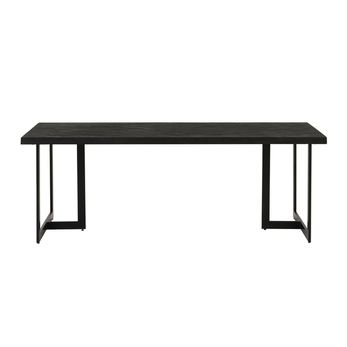 Eettafel Newcastle | Zwart Mangohout