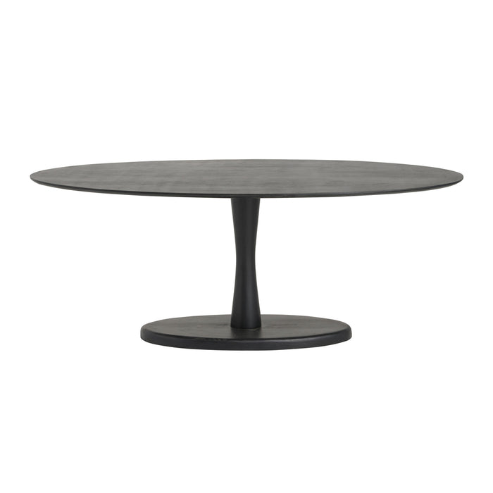 Eettafel Flare Ovaal | Zwart Mangohout