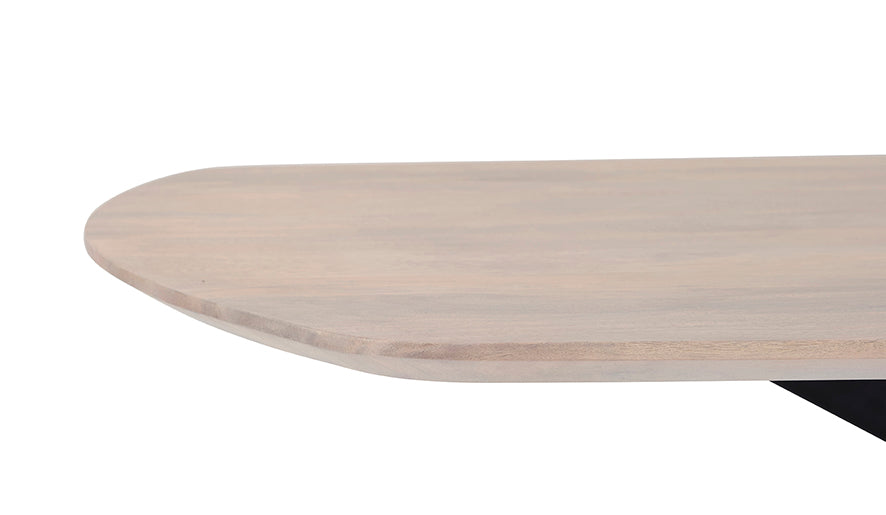 Eettafel Akagi Deens Ovaal | Mangohout Ash Blond