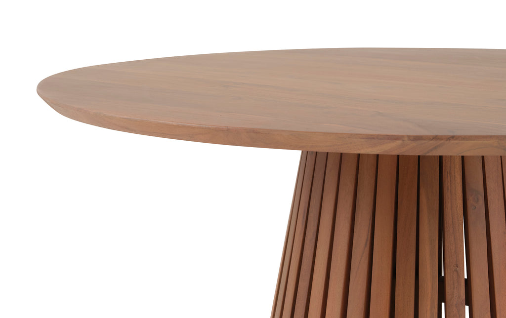 Eettafel Burundi Rond | Acaciahout Naturel