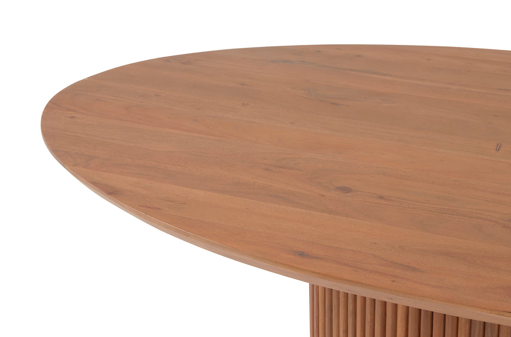 Eettafel Nairobi Ovaal | Acaciahout Naturel