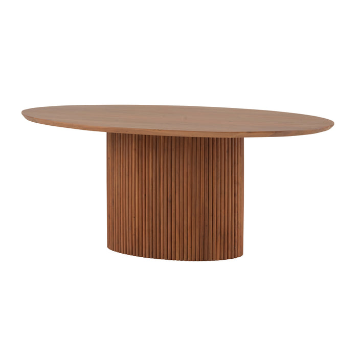 Eettafel Nairobi Ovaal | Acaciahout Naturel