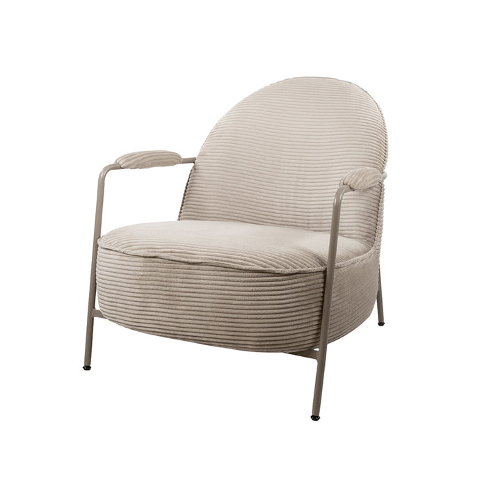 Fauteuil Elton | Rib- Stof Sand