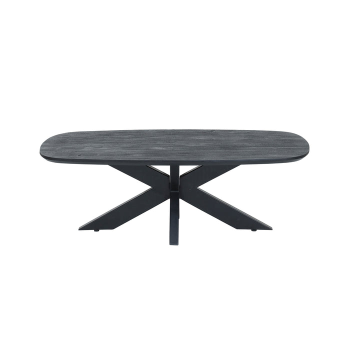 Salontafel Deens Ovaal 120cm | Acacia Black